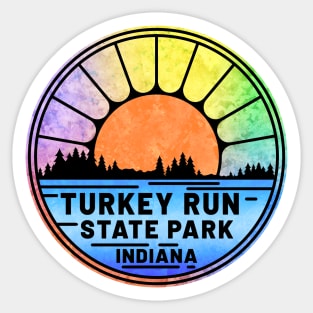 Turkey Run State Park Indiana IN Sticker